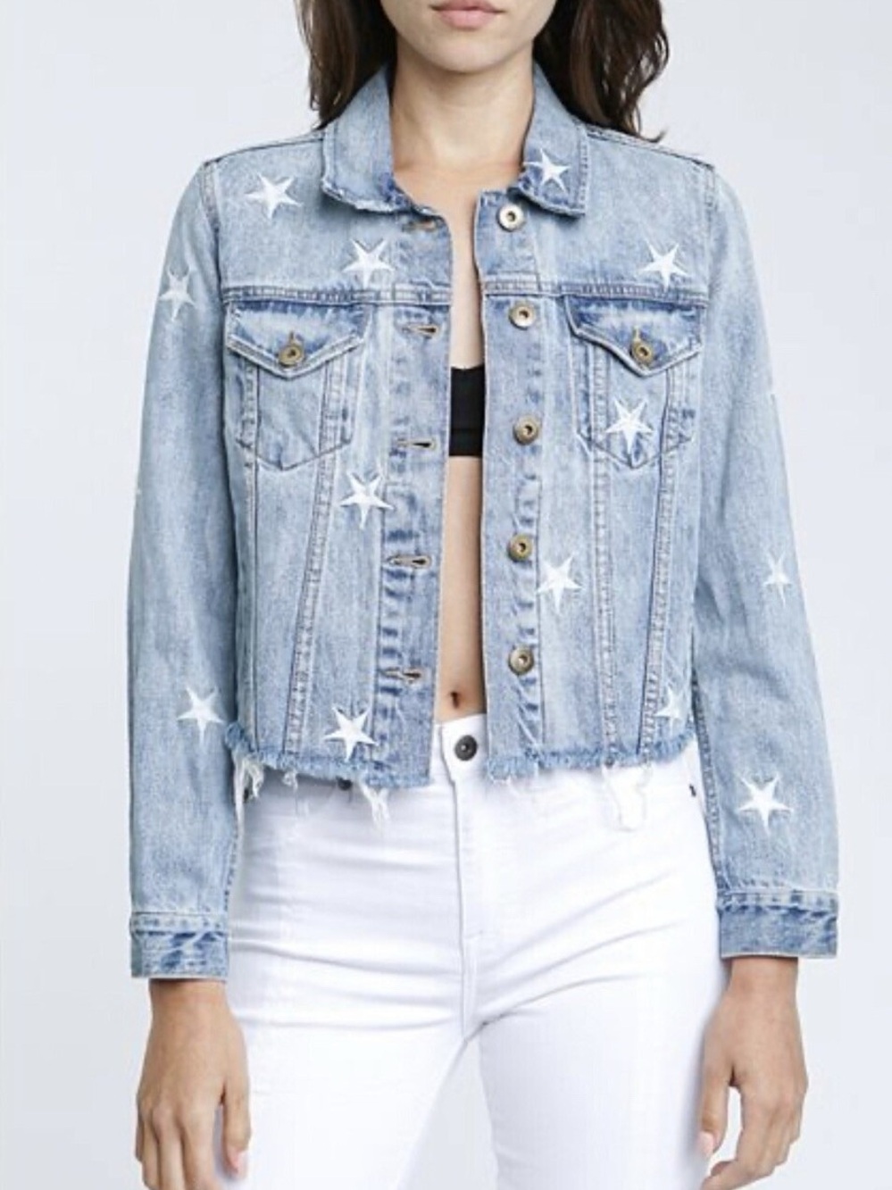 Pistola Denim Jacket with Stars